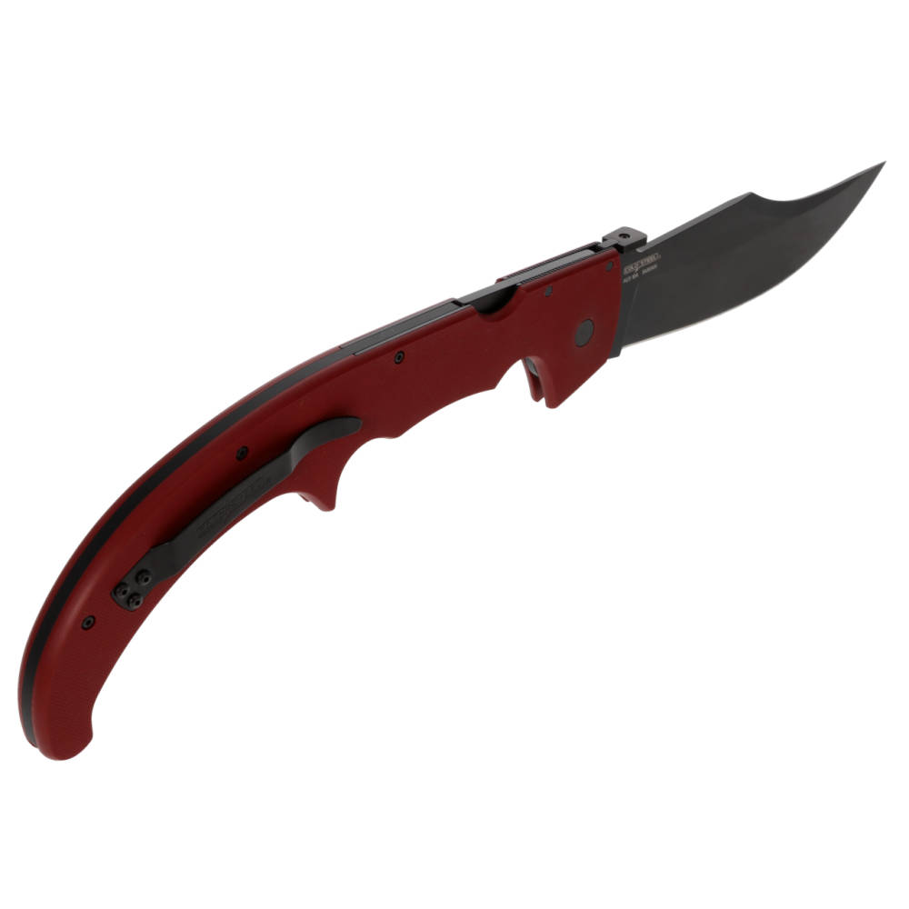 Cold Steel Espada XL Folding Knife 7-1/2" Clip Point Blade Ruby Red - Image 2