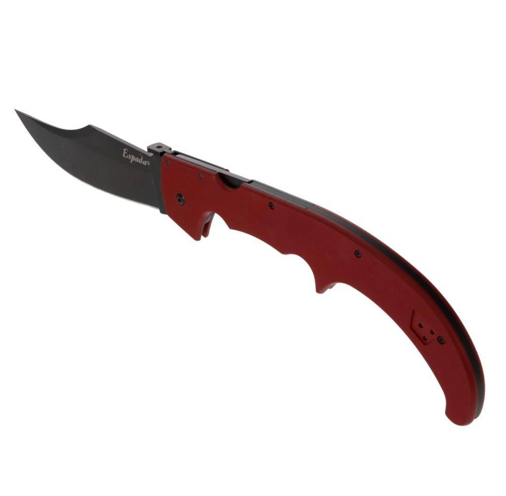 Cold Steel Espada XL Folding Knife 7-1/2" Clip Point Blade Ruby Red - Image 3