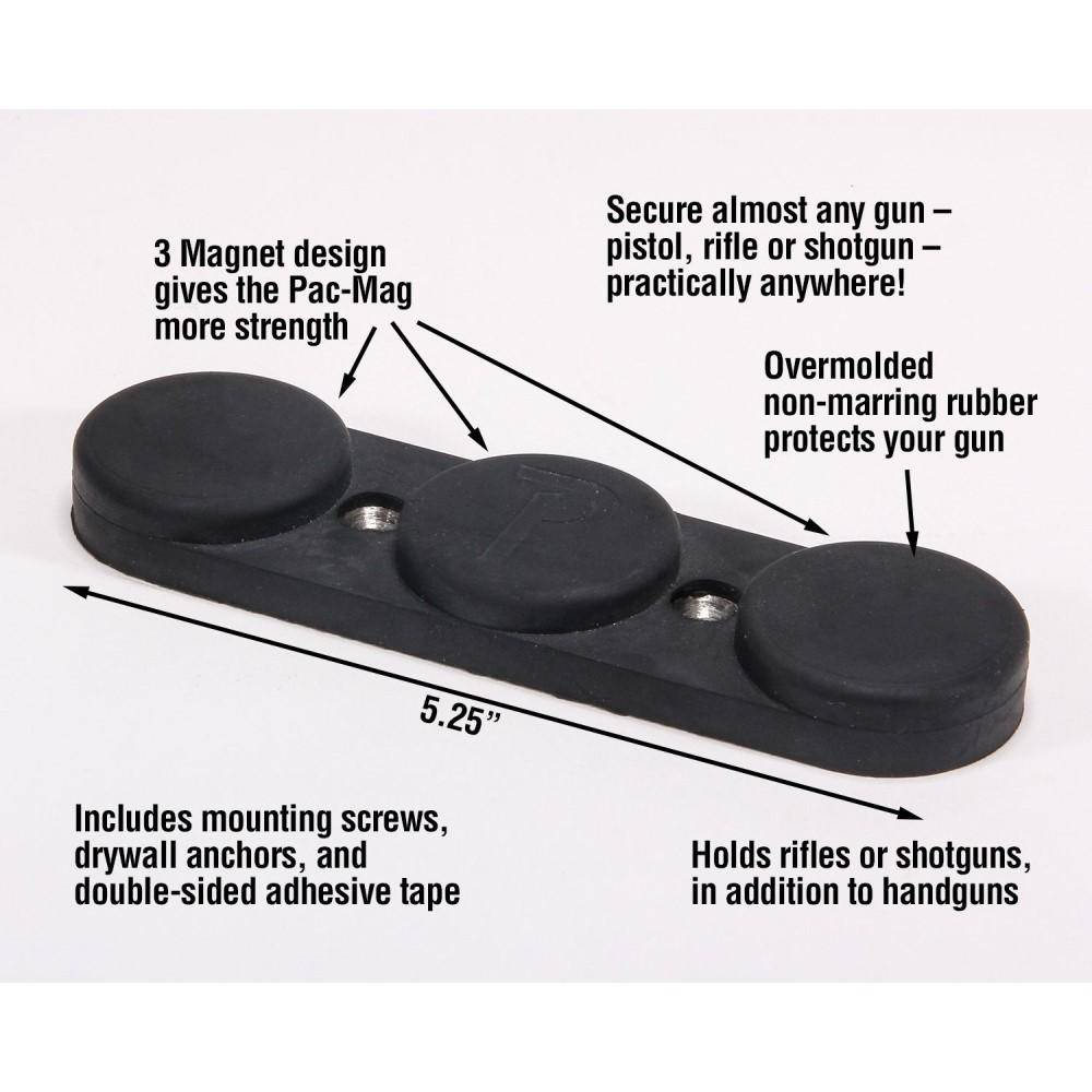 Pachmayr Pac-Mag Gun Storage Magnet Matte Black - Image 2