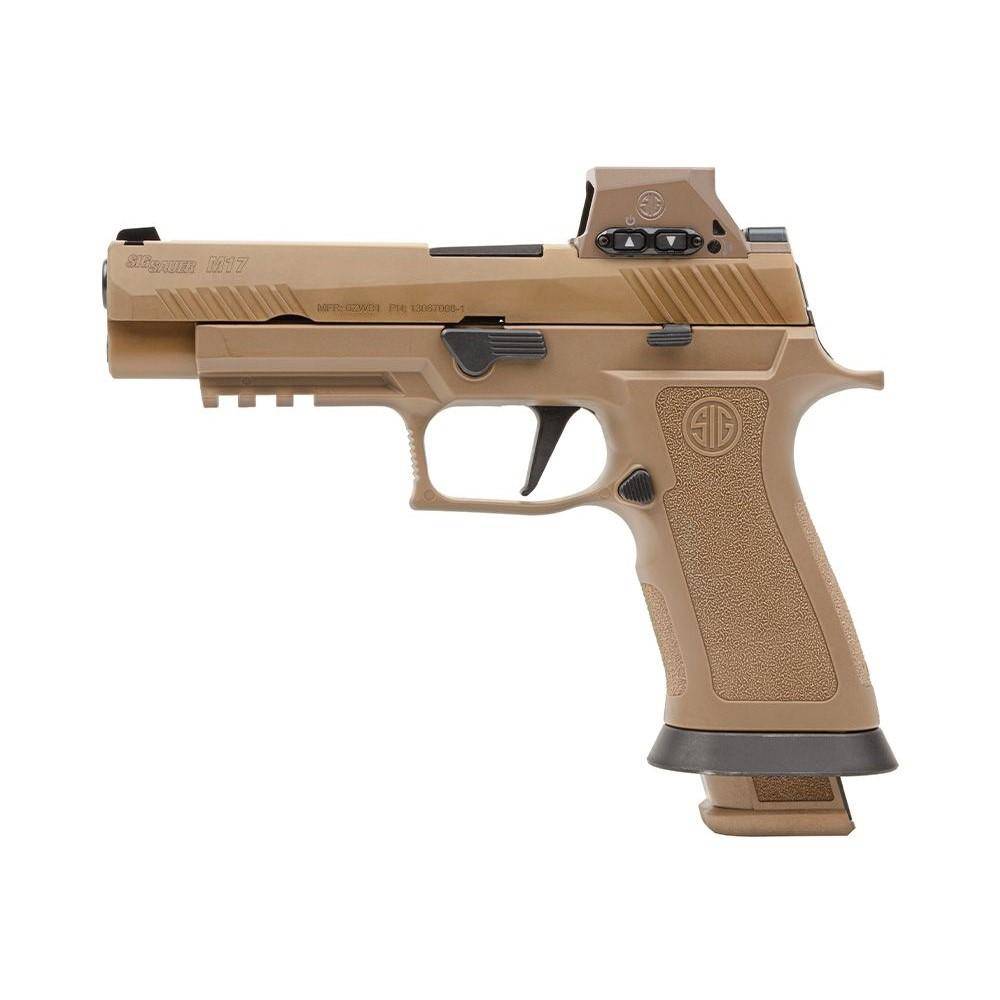 Sig Sauer M17X Handgun 9mm Luger 21rd Magazine (3) 4.7" Barrel Coyote with RomeoM17 - Image 2