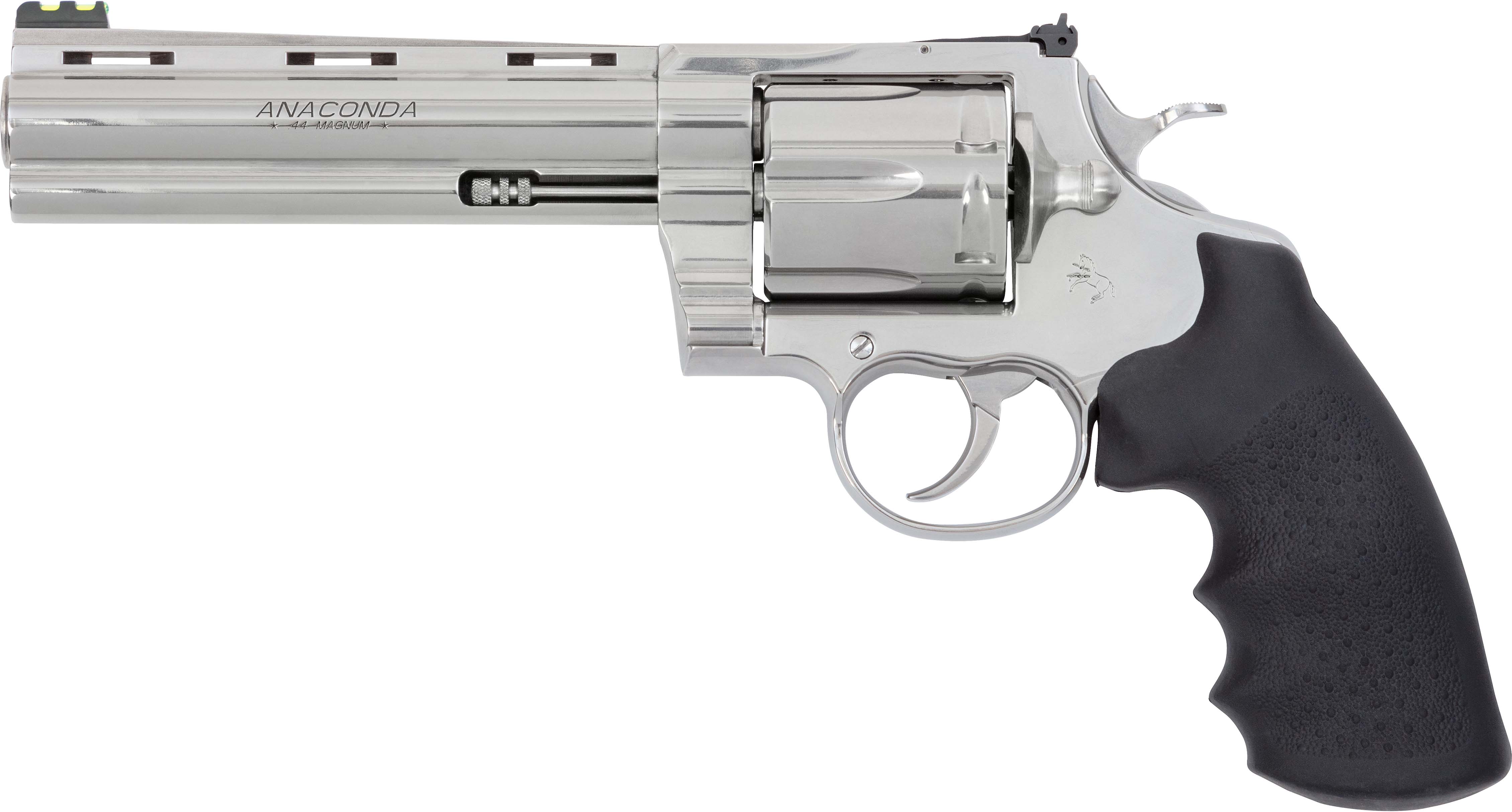Colt Target Anaconda Handgun .44 Rem Mag 6rd Capacity 6" Barrel Stainless Frame Hogue Rubber Grip