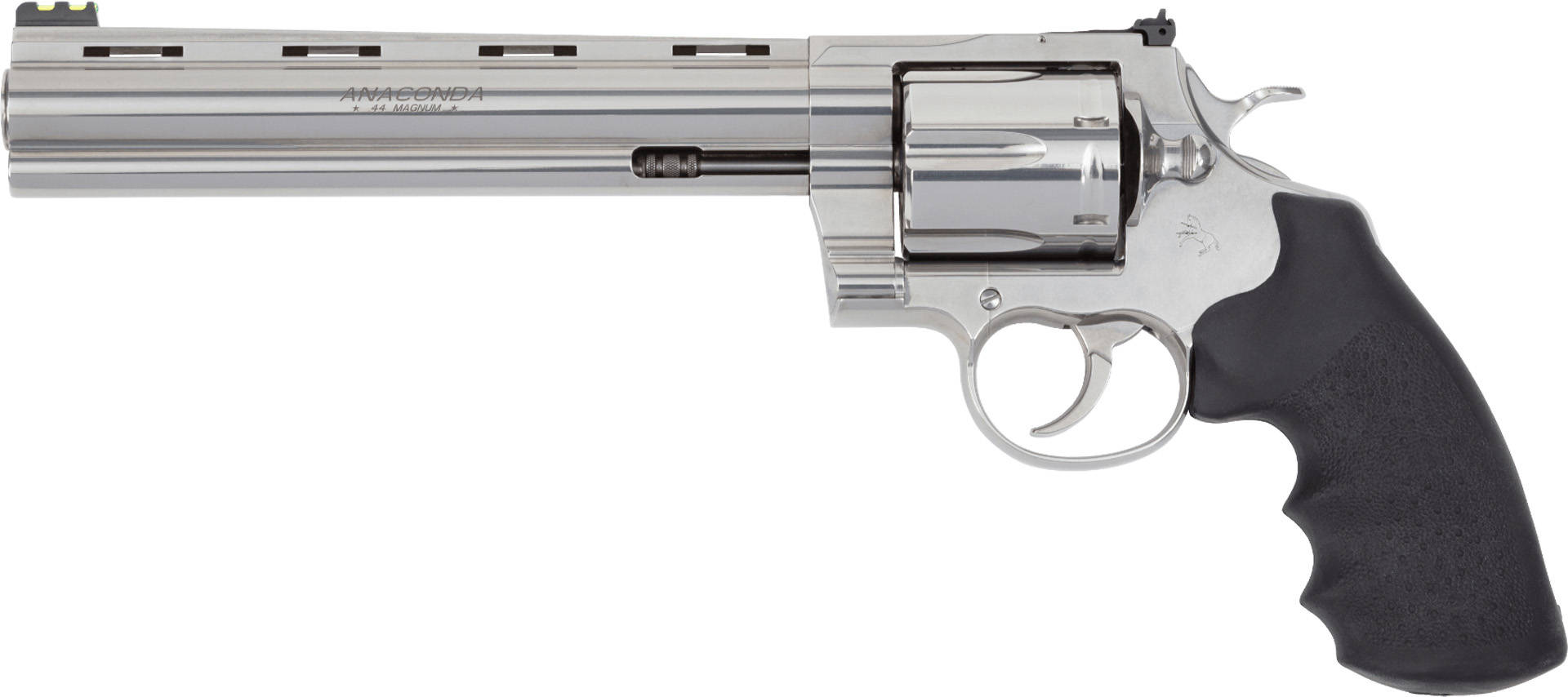 Colt Target Anaconda Handgun .44 Rem Mag 6rd Capacity 8" Barrel Stainless Steel Frame Hogue Rubber Grip