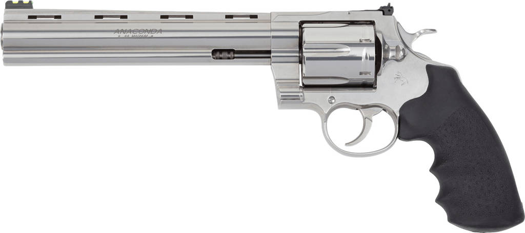 Colt Target Anaconda Handgun .44 Rem Mag 6rd Capacity 8" Barrel Stainless Steel Frame Hogue Rubber Grip
