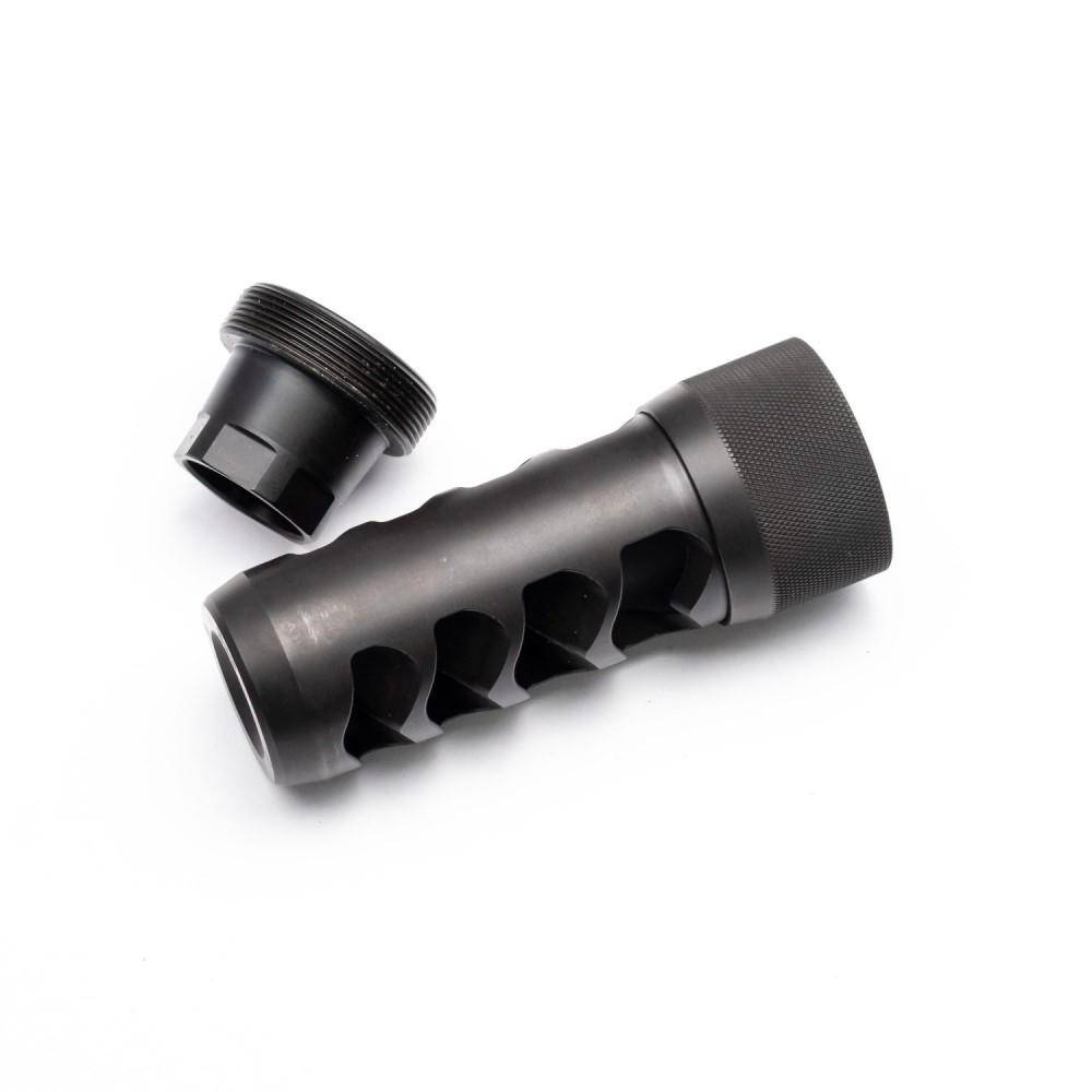 Area 419 Sidewinder Magnum Self Timing Muzzle Brake 30 cal Black Nitride 5/8-24