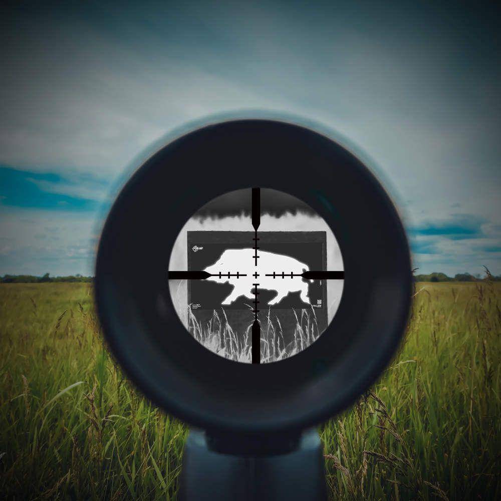 Allen EZ Aim Thermal ID Boar Paper Target 24"x12" Grey - Image 2
