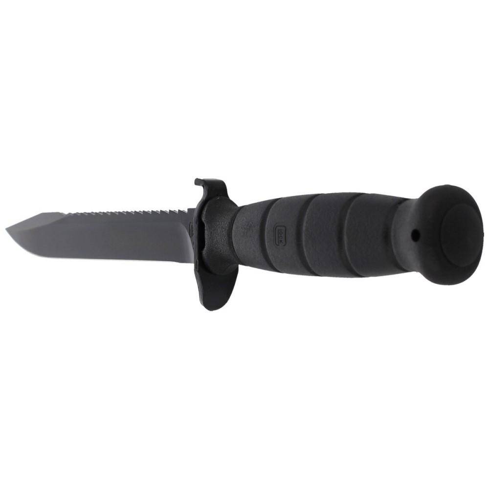 Glock Survival Tactical Fixed Knife 6-1/2" Drop Point Blade Black Bulk - Image 4