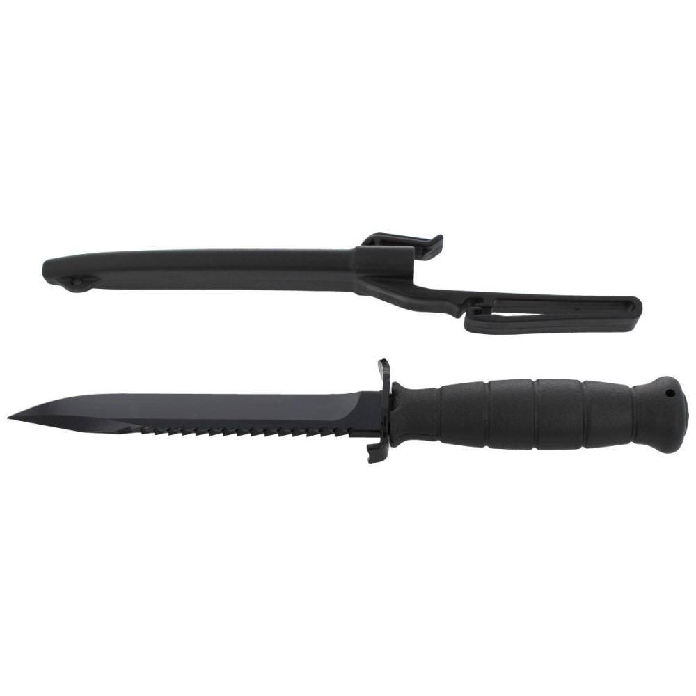Glock Survival Tactical Fixed Knife 6-1/2" Drop Point Blade Black Bulk - Image 5