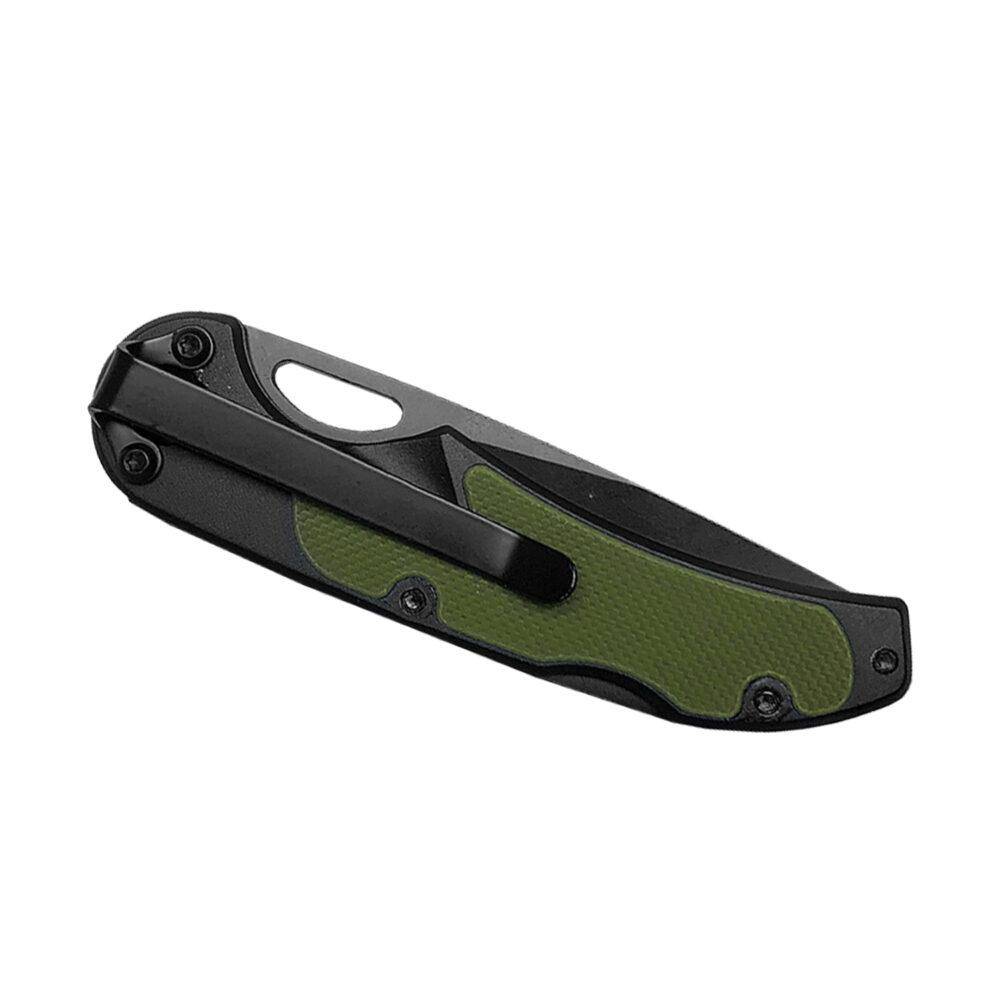 ABKT Elite Mark II Lockback Folding Knife 2-1/2" Drop Point Blade Green - Image 2