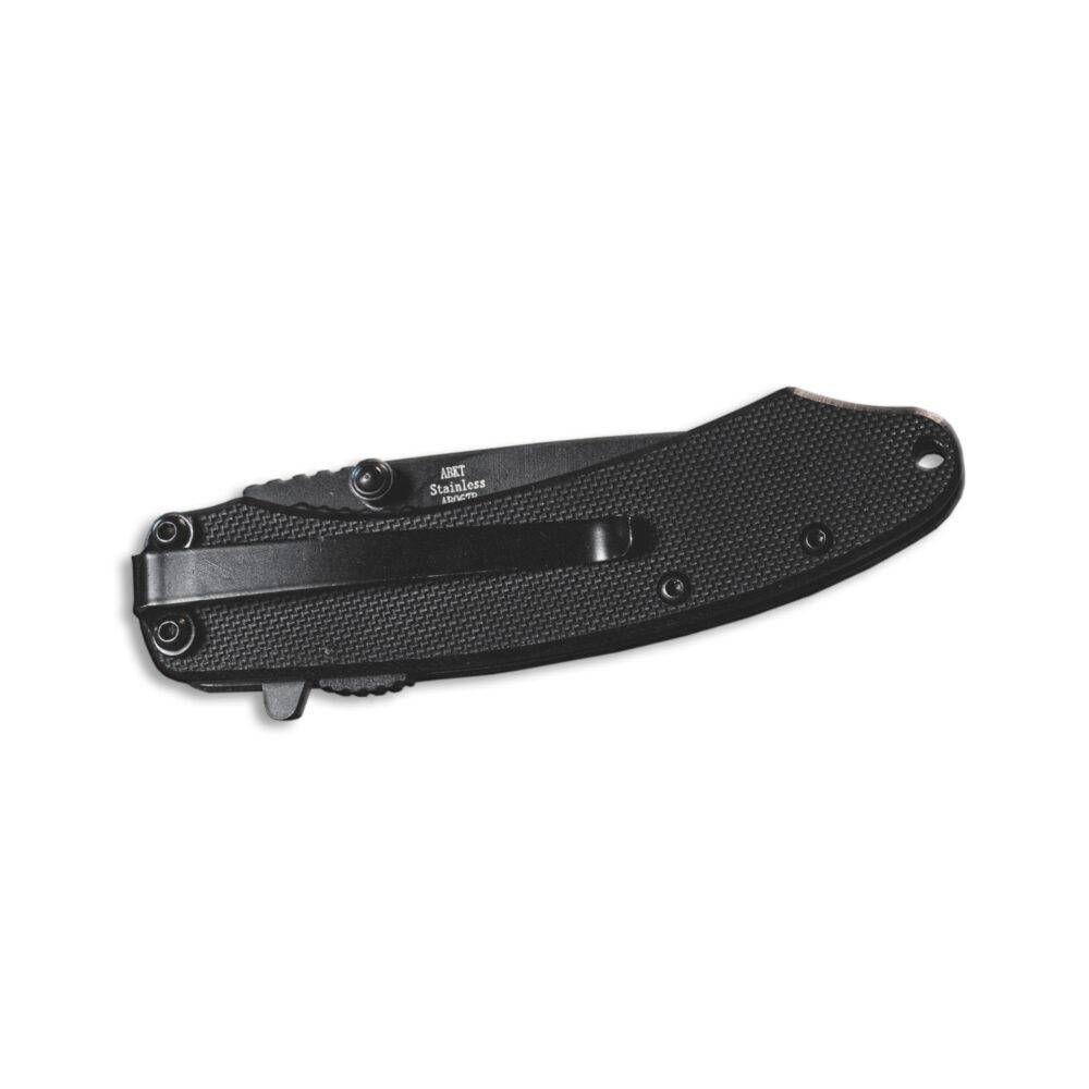 ABKT Elite Ember Folding Knife 2-3/4" Drop Point Blade Black - Image 2