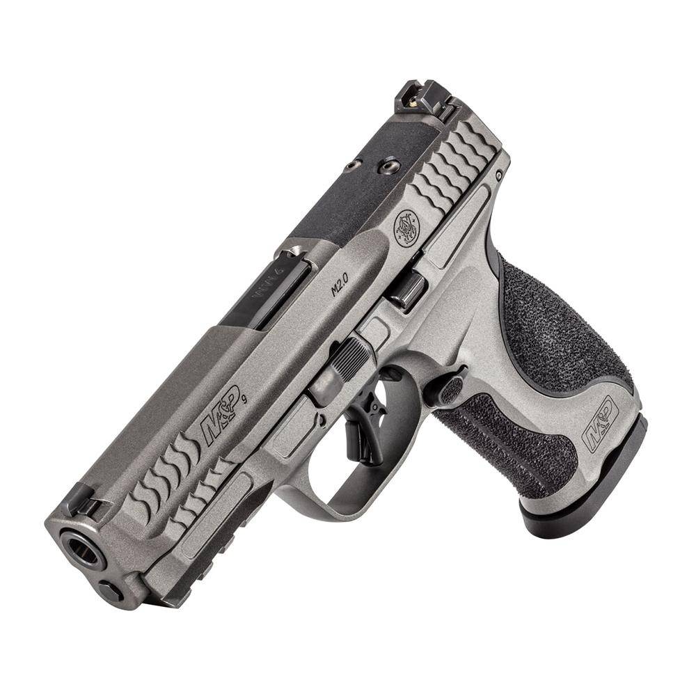 S&W M&P 9 M2.0 Metal OR Optic Ready Handgun 9mm Luger 10rd Magazines(2) 4.25" Barrel No Thumb Safety Tungsten Gray - Image 3