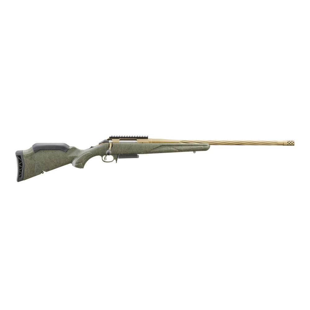 Ruger American Gen II Predator Rifle 450 Bushmaster 3rd Magazine 22" 11/16x24 Threaded Barrel Green