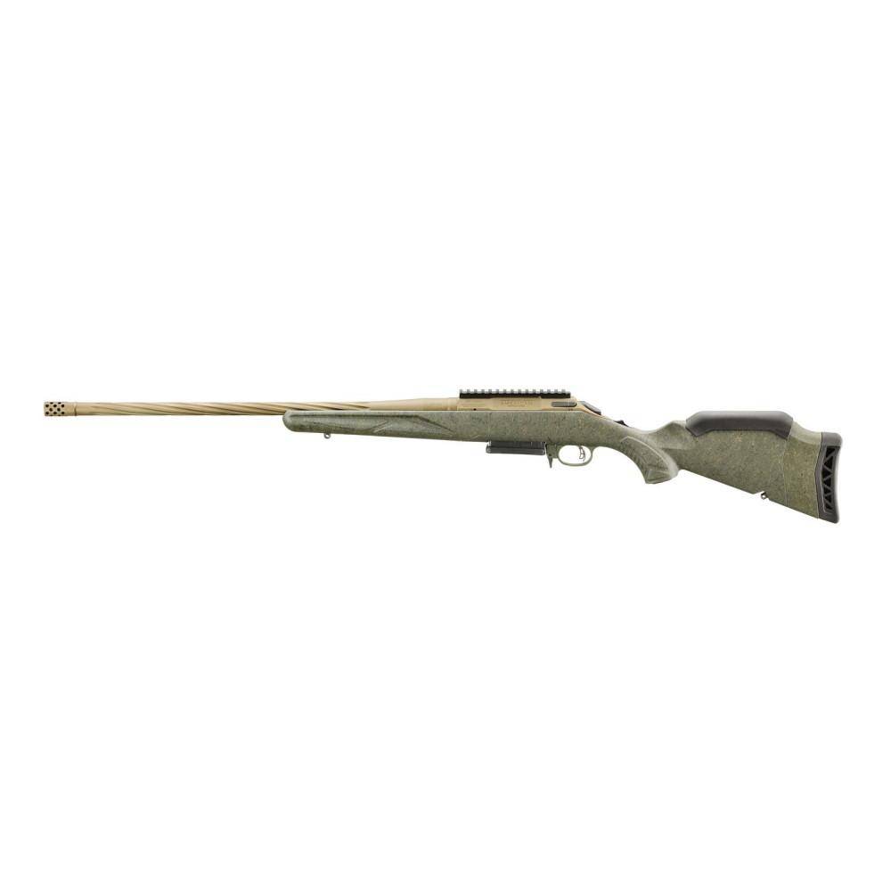 Ruger American Gen II Predator Rifle 450 Bushmaster 3rd Magazine 22" 11/16x24 Threaded Barrel Green - Image 2