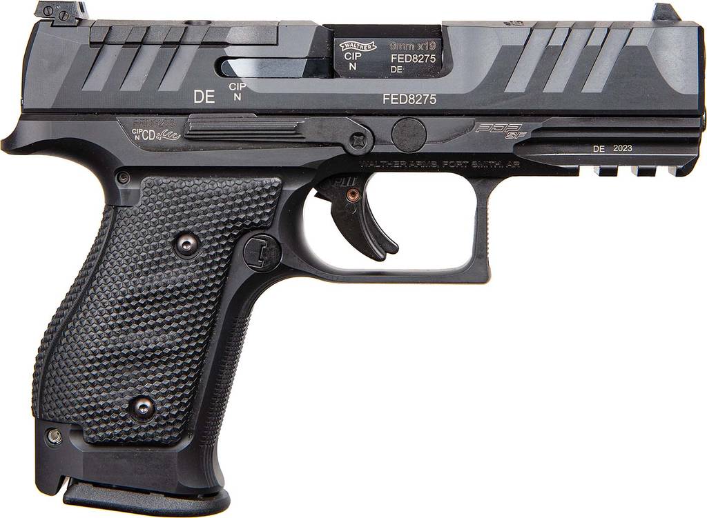 Walther PDP Steel Frame Full Size Handgun 9mm Luger 18rd Magazines(3) 4.5" Barrel Optic Ready