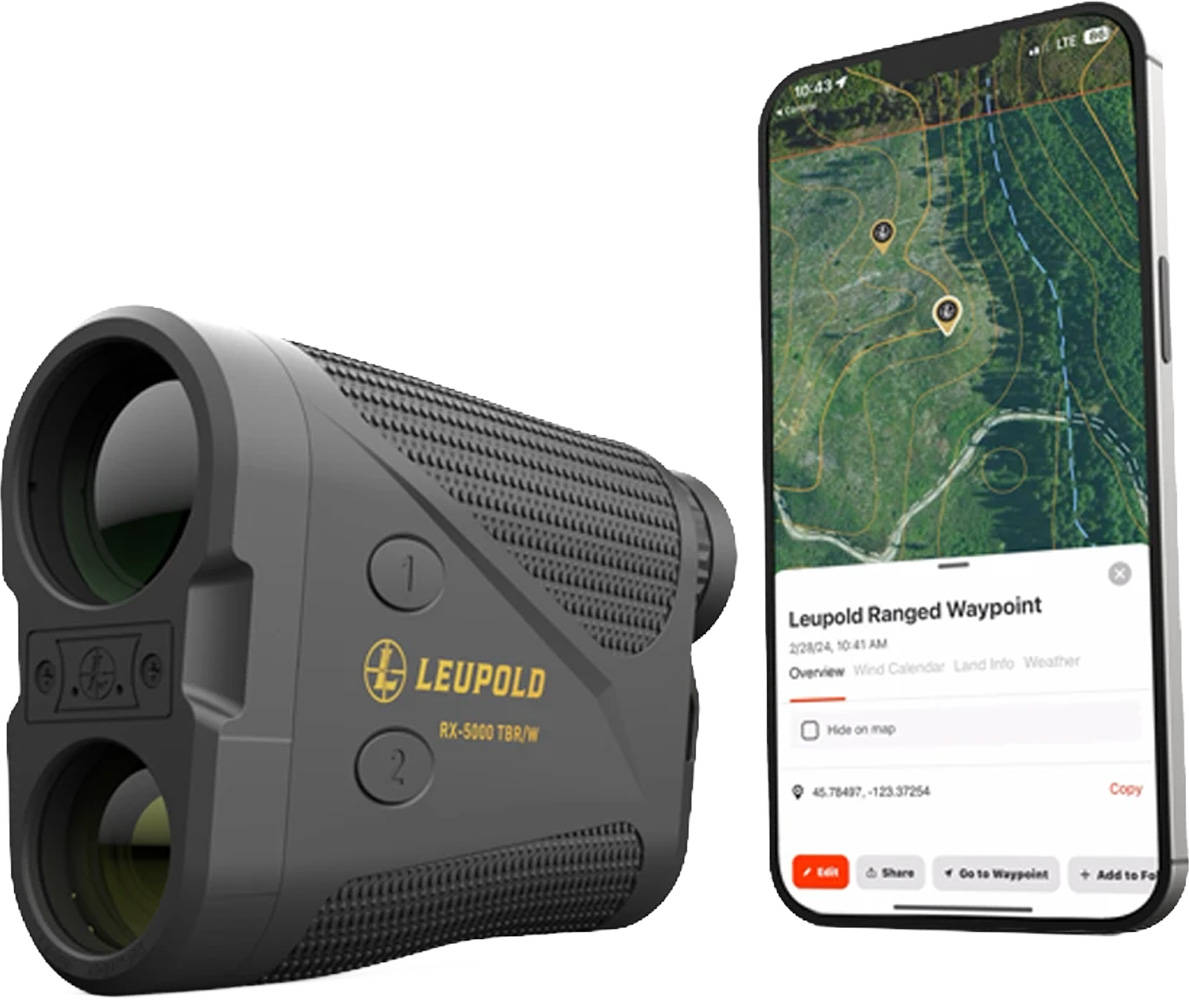 Leupold RX-5000 TBR/W Range Finder with DNA Black/Black Red OLED