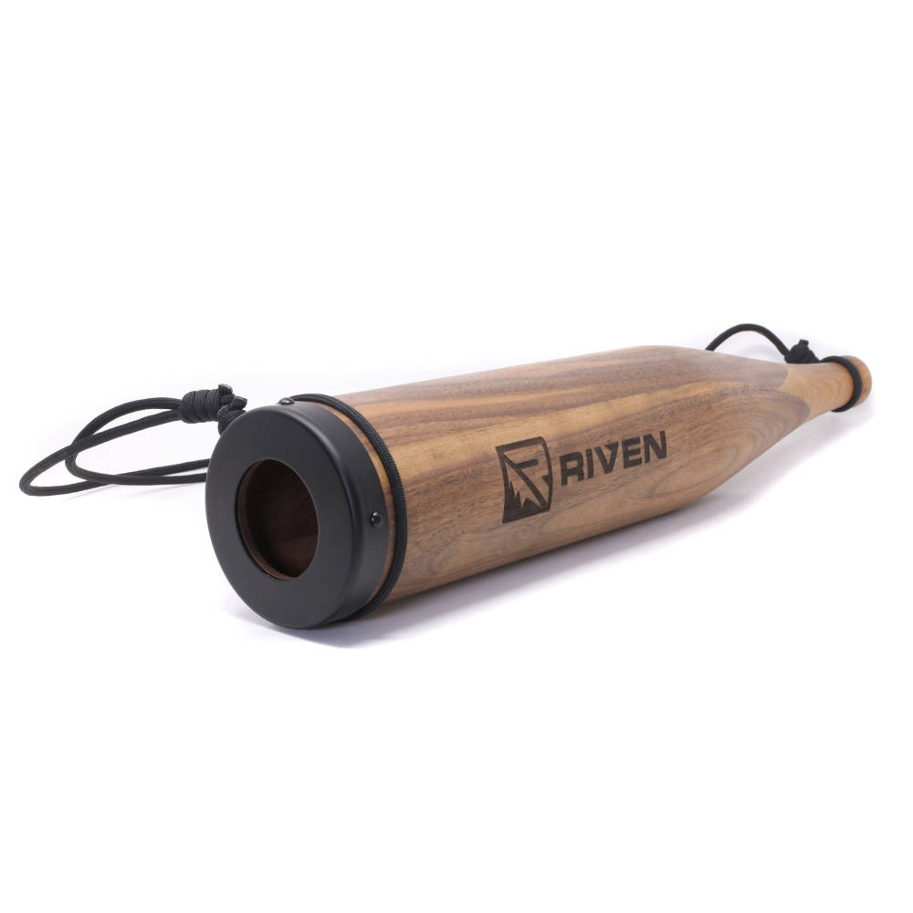 Riven Cambium Elk Bugle Tube Black Walnut
