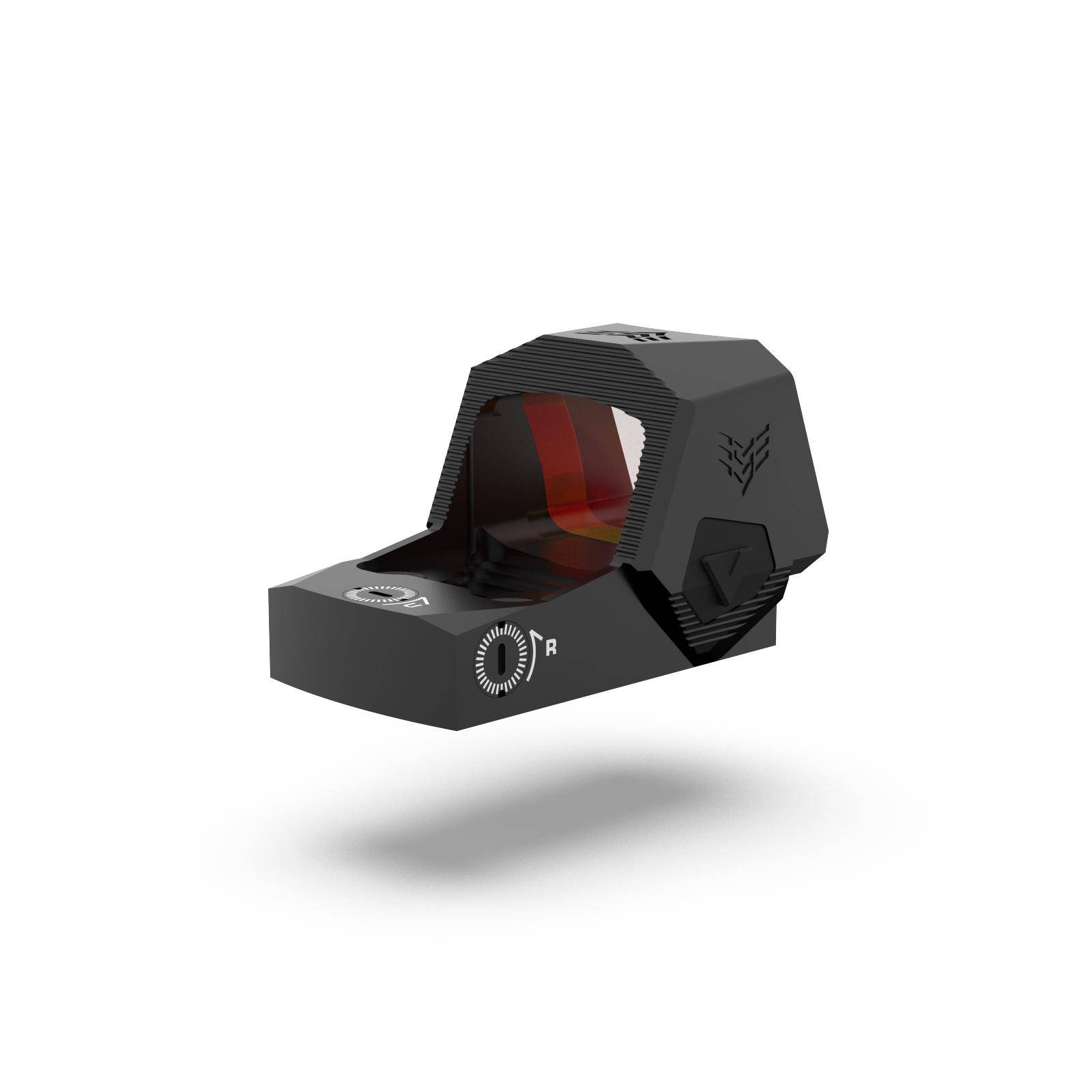 Swampfox Optics Sentinel II 1x20 Micro Red Dot 3 MOA - Standard Blackout Rear / Shake N' Wake - Image 3