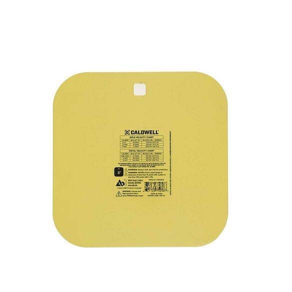 Caldwell AR500 Rimfire/Handgun Target 8" Gong 1/4" Yellow - Image 2
