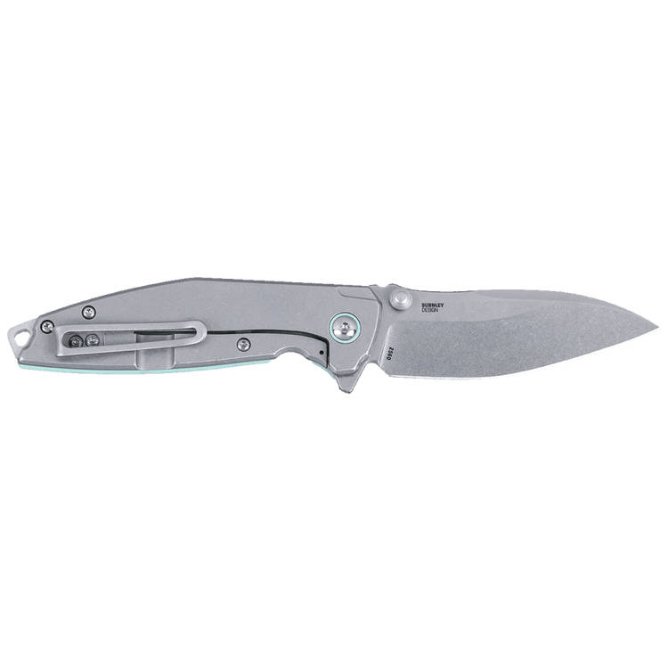 CKRT Ibis Folding Knife 3-1/10" Drop Point Blade Blue - Image 2