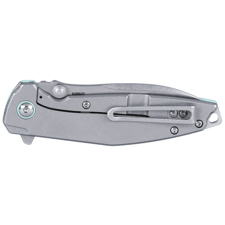 CKRT Ibis Folding Knife 3-1/10" Drop Point Blade Blue - Image 3