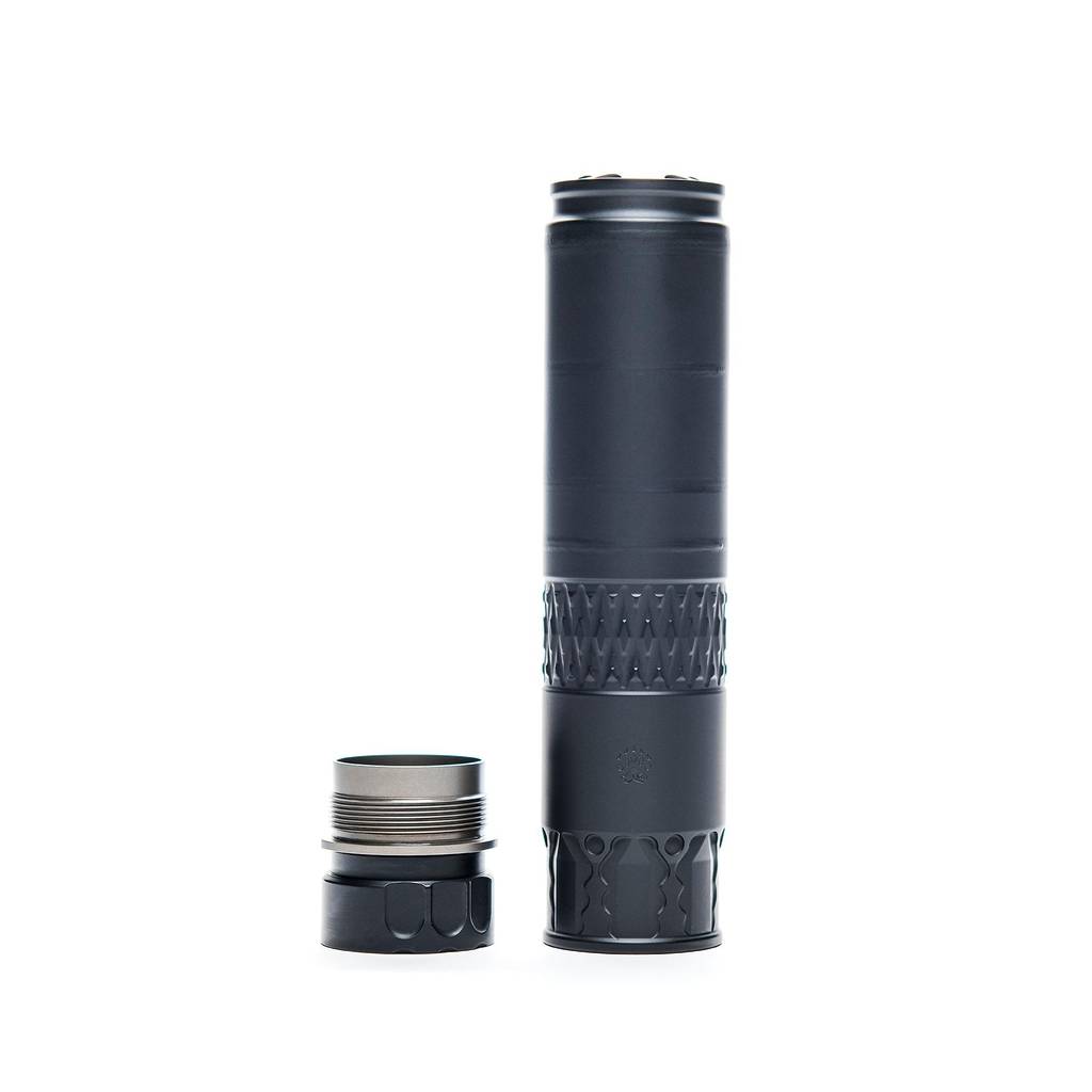 Rugged Alaskan360 Suppressor ADAPT Direct Thread- 9mm Luger to .338 Lapua Black