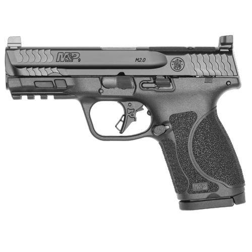 S&W M&P 9 Compact M2.0 OR Optic Ready Handgun 9mm Luger 15rd Magazine 4" Barrel No Thumb Safety Black - Image 4