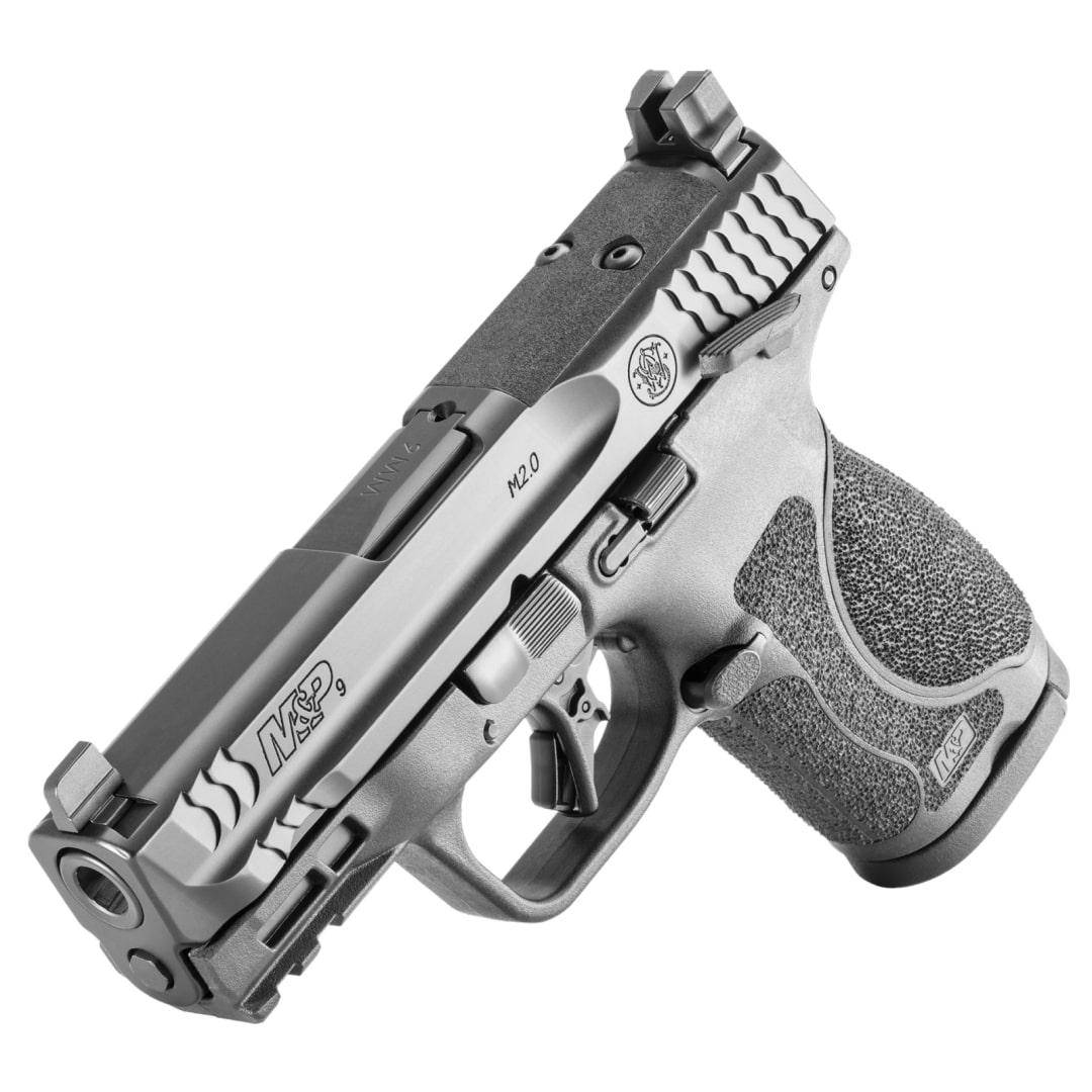 S&W M&P9 M2.0 Compact Optic Ready Handgun 9mm Luger 15rd Magazine 3.6" Barrel Thumb Safety Black - Image 2