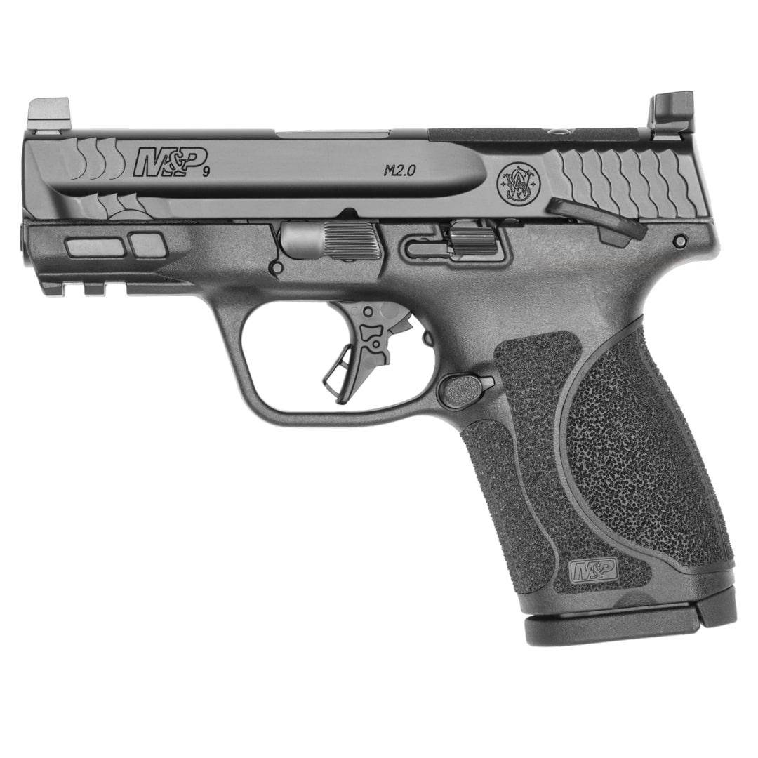 S&W M&P9 M2.0 Compact Optic Ready Handgun 9mm Luger 15rd Magazine 3.6" Barrel Thumb Safety Black - Image 4