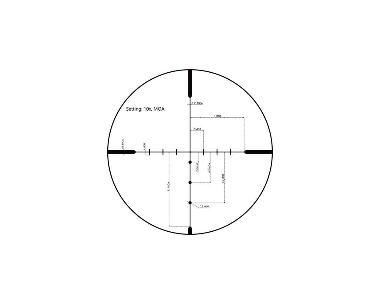 EXCLUSIVE Viridian LYXA Rifle Scope 4-16x44 1" SFP BDC MOA Non-Illum Black - Image 3