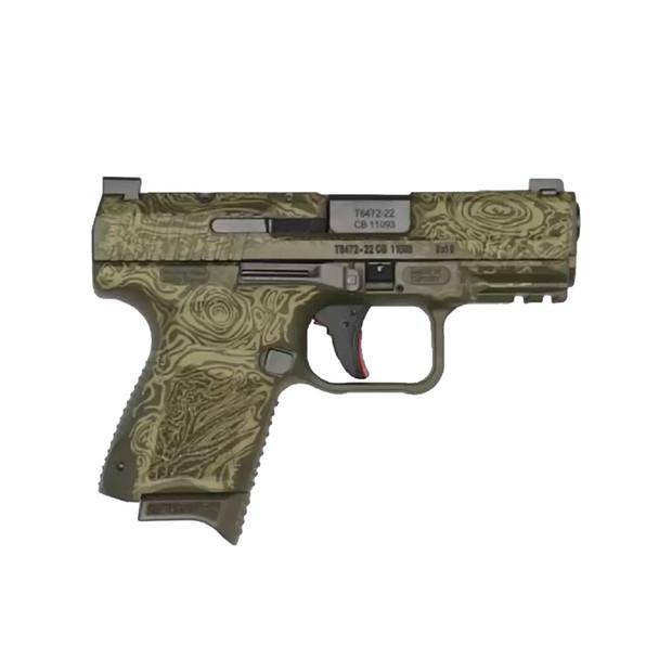 Canik TP9 Elite SC 9mm Luger 12rd Magazine 3.5" Barrel Damascus Green w/Full Kit - BLEMISHED