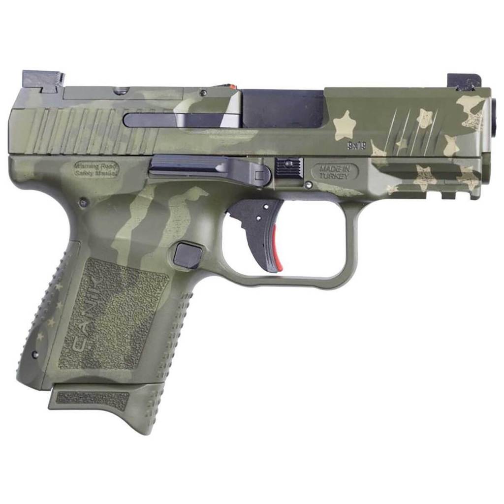 Canik TP9 Elite SC 9mm Luger 12rd Magazine 3.5" Barrel We the People Green w/Full Kit - BLEMISHED