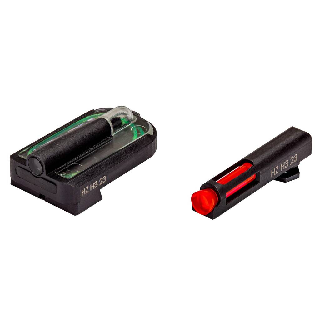 HI-VIZ FASTDOT H3 Red Front Green Rear Sight for Glock MOS 9mm| 40 S&W | 357 Sig