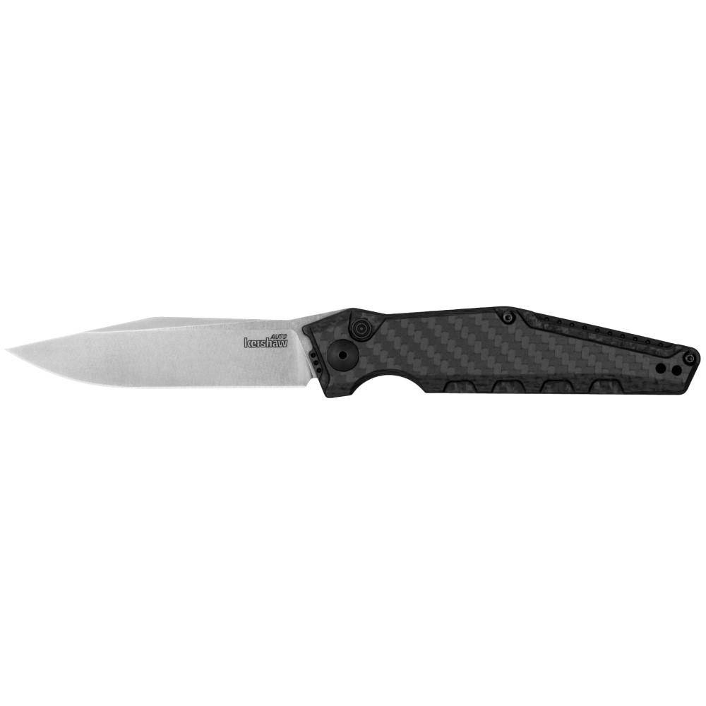 Kershaw Launch 7 Automatic Folding Knife 3-7/10" Clip Point Blade Black - Image 2