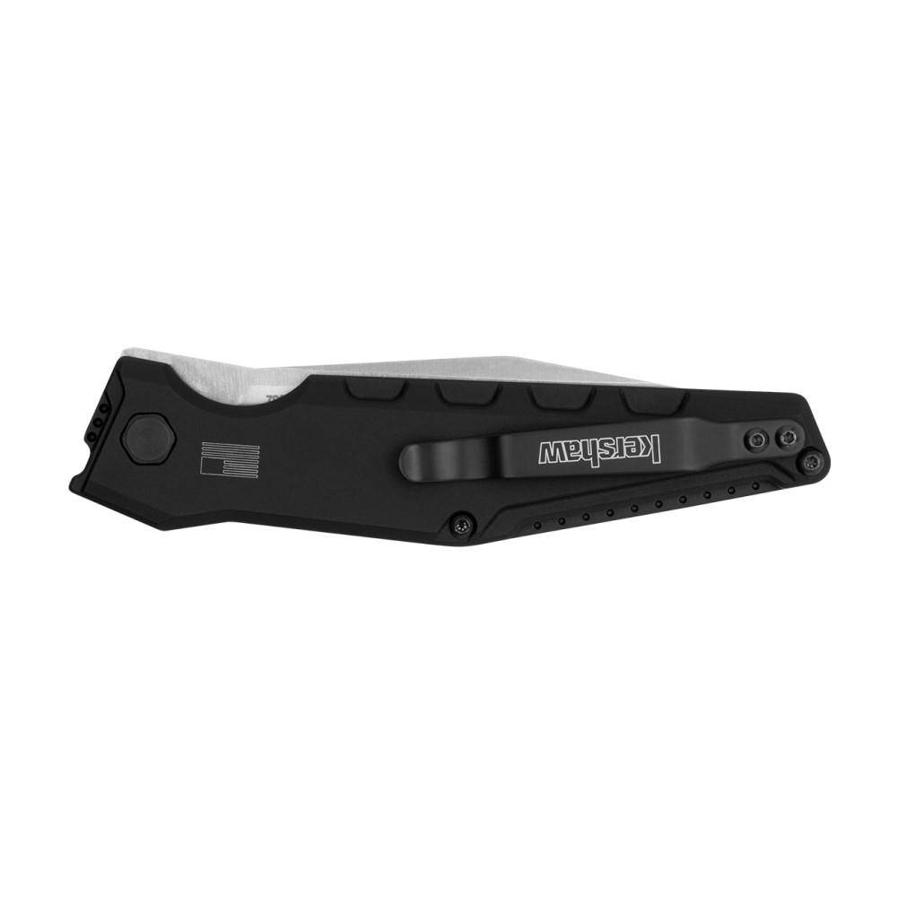 Kershaw Launch 7 Automatic Folding Knife 3-7/10" Clip Point Blade Black - Image 3