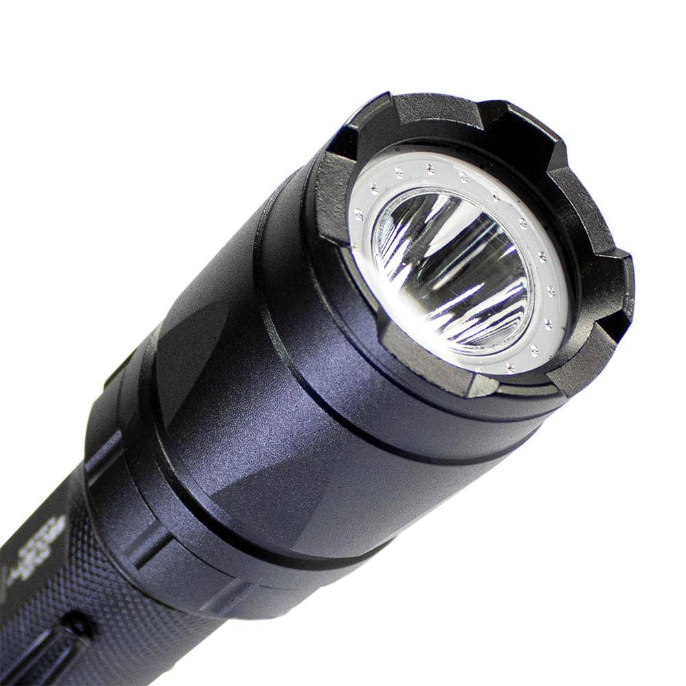 Police Security Flashlights Trac Tact LED Flashlight 350 Lumens Black - Image 3