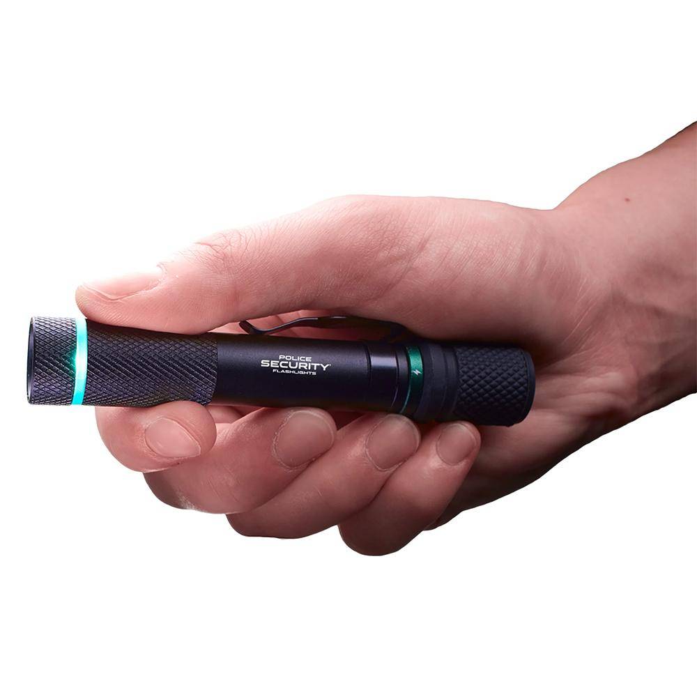 Police Security Flashlights Aura-RS Rechargeable Penlight Flashlight 260 Lumens Black - Image 2
