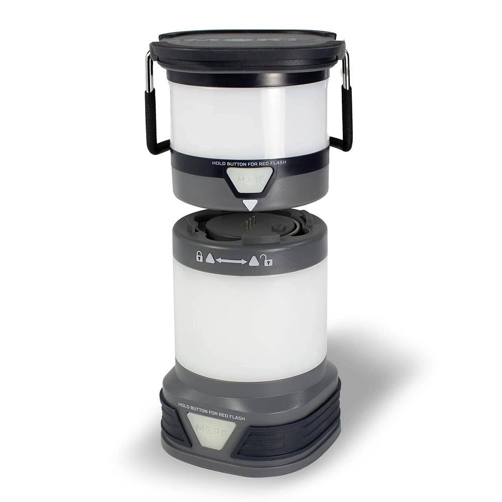Police Security Flashlights MORF 2-in-1 Lantern 380 Lumen Black - Image 2