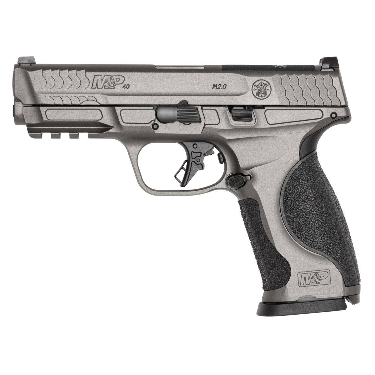 S&W M&P 40 M2.0 Metal Optic Ready Handgun .40 S&W 10rd Magazines(2) 4.22" Barrel No Safety Gray Finish - Image 4