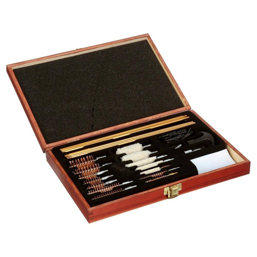 DAC Technologies Gunmaster Universal Cleaning Kit with Wood Case 42 Piece - Image 3