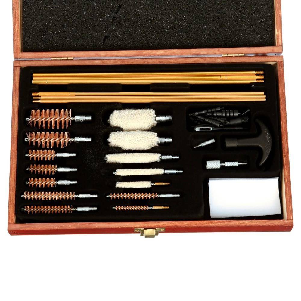 DAC Technologies Gunmaster Universal Cleaning Kit with Wood Case 42 Piece - Image 4