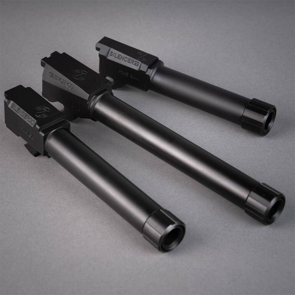 SilencerCo Threaded Barrel for Glock 34 Gen 1-4 9mm Luger 1/2x28 5.8" Black