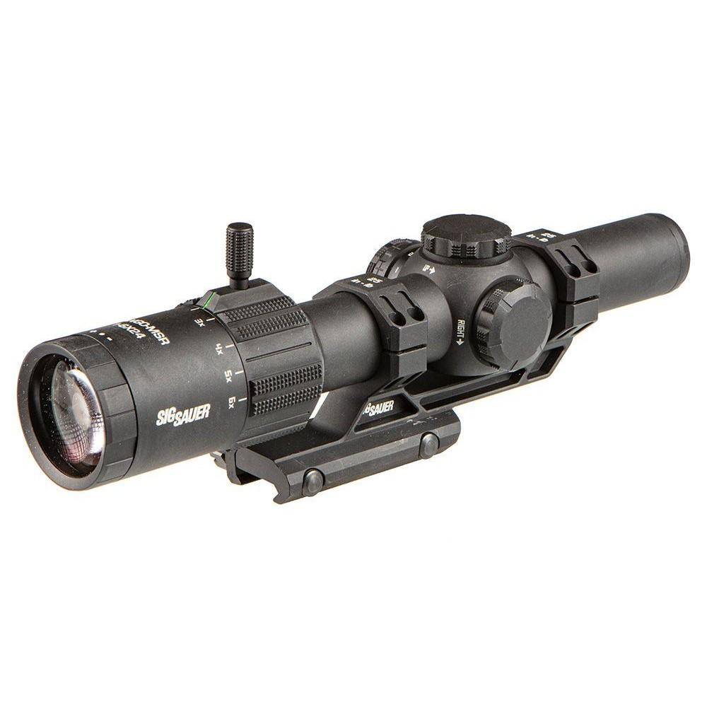 Sig Sauer Tango-MSR LPVO Rifle Scope 1-6x24 30mm FFP Illum MSR BDC6 Reticle Black