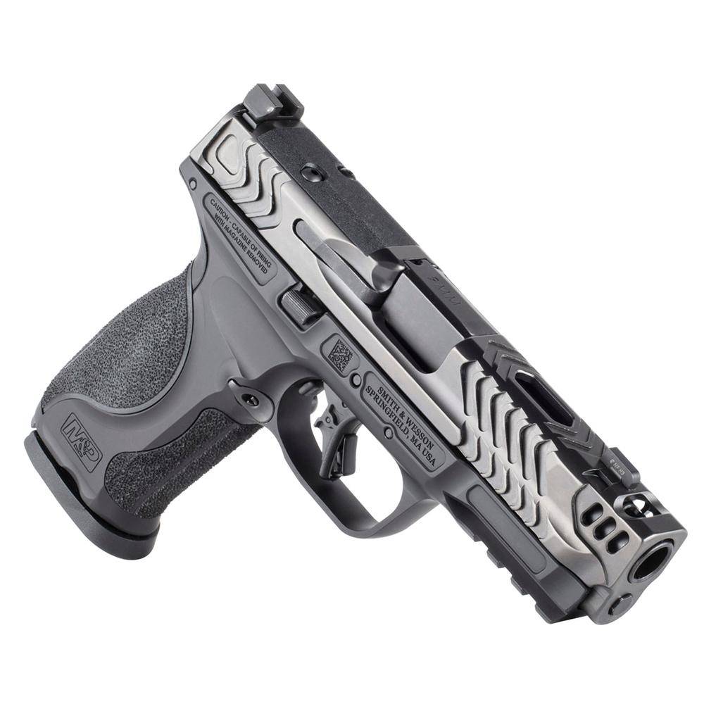 S&W PC M&P 9 M2.0 Metal Carry Comp Handgun 9mm Luger 17rd Magazine(2) 4.22" Barrel Optic Ready No Thumb Safety - Image 4