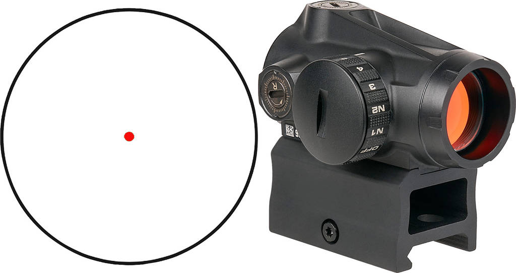 Sig Sauer Romeo-MSR GEN II Compact Red Dot Sight 1x20mm 2 MOA Red Dot 1 MOA Adj