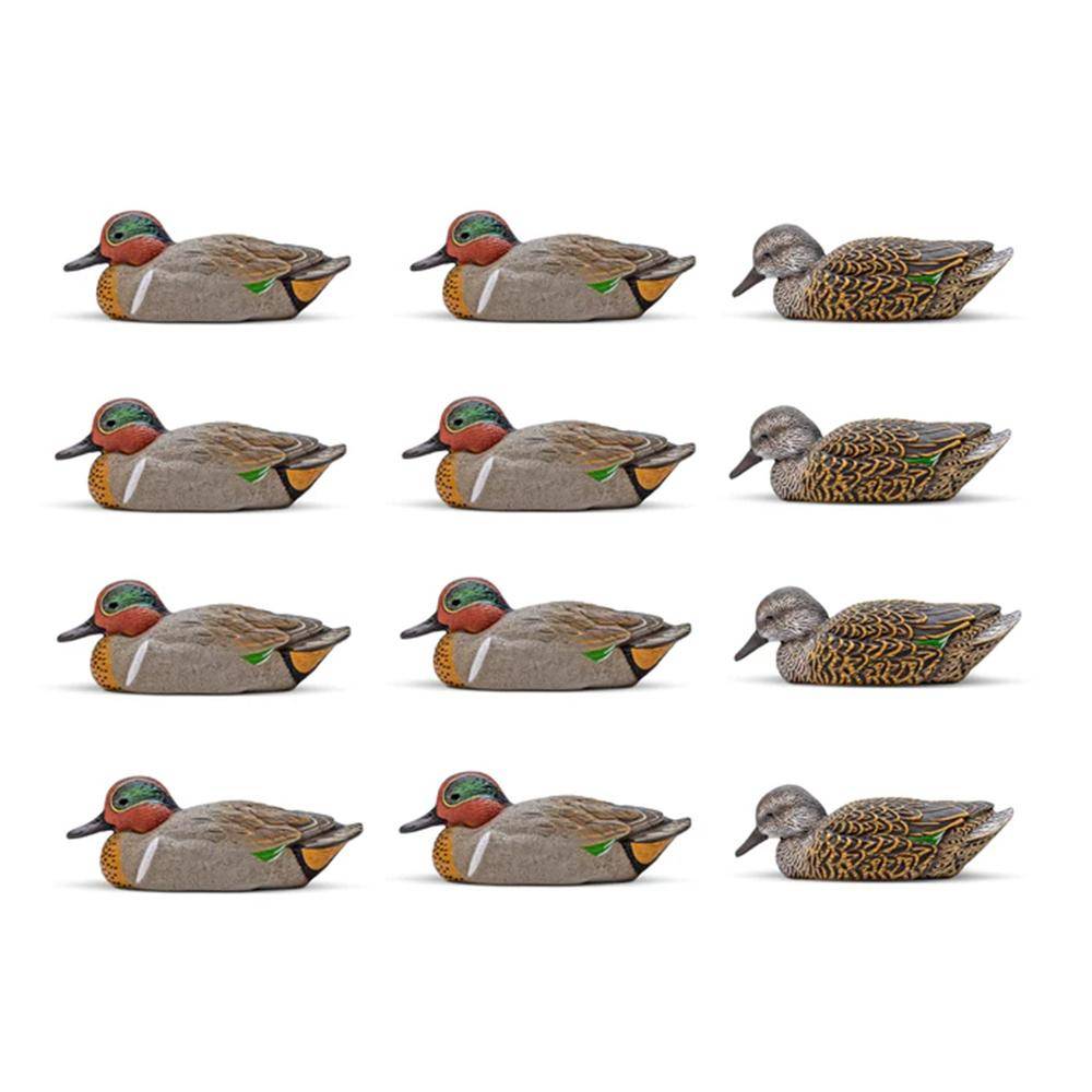 Rig'Em Right Mainline Series Green-Winged Teal Duck Decoy 12/ct - Image 5