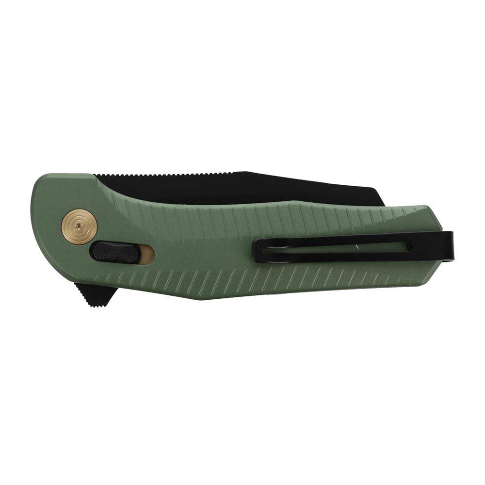 SOG Knives Diverge XR Folding Knife 3" Sheepsfoot Blade Black and Forest Green - Image 4