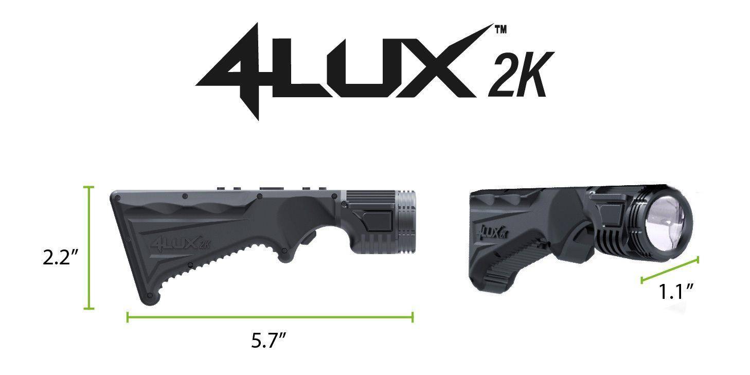 Viridian 4lux 2k Angled Foregrip With Integrated Tactical Light