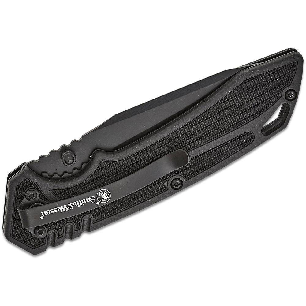 Smith & Wesson Special Ops Folding Knife 3.5" Clip Point Blade Black - Image 3