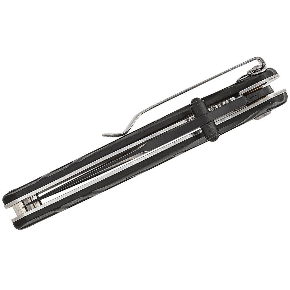 Smith & Wesson Extreme Ops Folding Knife 3" Drop Point Blade Two Tone Black Silver Box - Image 5