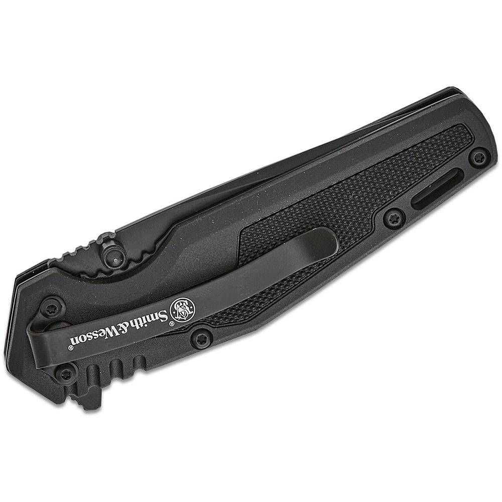 Smith & Wesson SWAT Assisted Folding Knife 3" Drop Point Blade Black - Image 3