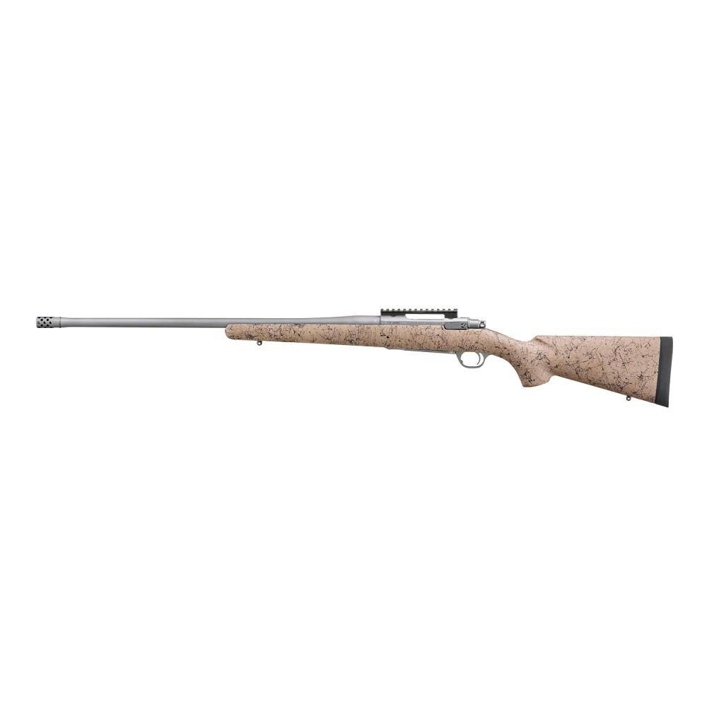 Ruger Hawkeye FTW Hunter Rifle 6.5 PRC 4rd Magazine 24" Barrel Tan and Black Speckled - Image 2
